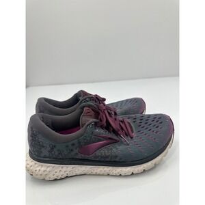 Brooks Glycerin 17 Womens Running Shoes Gray Purple 1202831B081 Size 8 B Medium